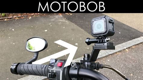 Gopro Motorcycle Mirror Mount Handlebar Mount Youtube