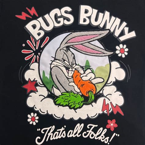 Looney Tunes Bugs Bunny Graphic T Shirt Black In 2023 Looney Tunes