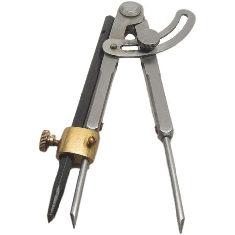 Ramelson 6 Wing Compass Caliper Divider With Brass Holder With Carbide Scribe Professional