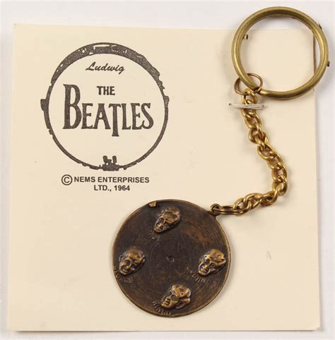 Vintage The Beatles Key Chain Pristine Auction