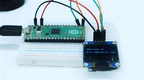 SSD1306 Oled Display With Raspberry Pi Pico