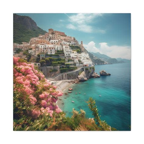 Amalfi Coast Italy Breathtaking Wall Art Celebrating Coastal Etsy