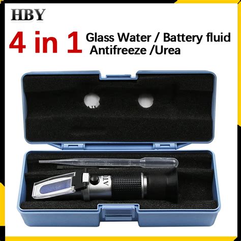 4 In 1 Automotive Refractometer Antifreeze Car Urea Fluid Tester