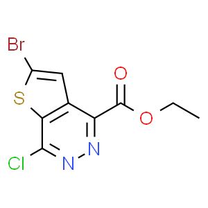 2 Bromo 7 Chloro Thieno 2 3 D Pyridazine 4 Carboxylic Acid Ethyl Ester