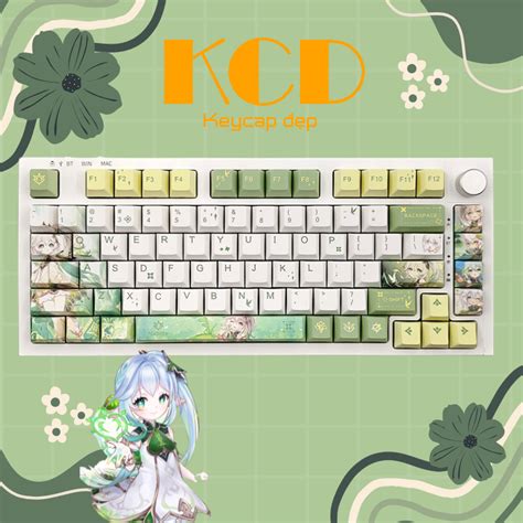 Genshin Impact Keycap Set With Nahida Character PBT Material Cherry