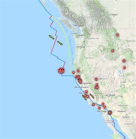 Earthquakes at Mendocino Triple Junction, California - The Watchers