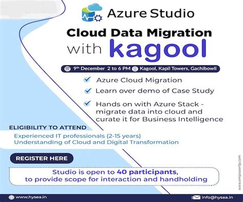 Azure Studio On Cloud Data Migration With Kagool Hysea On Glue Up