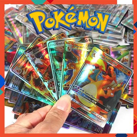 200 cartas Pokémon BRILHANTE Pokemon Card crianças brinquedos GX