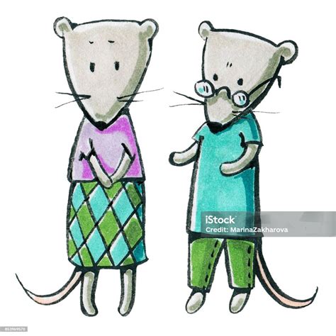 Cartoon Mice Stock Illustration Download Image Now Animal Art