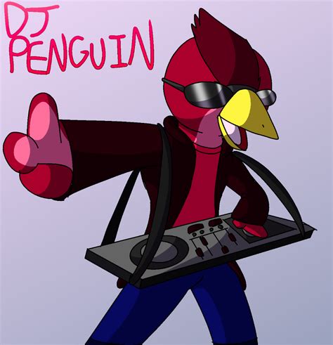 RQ-DJ Penguin by YingYangHeart on DeviantArt