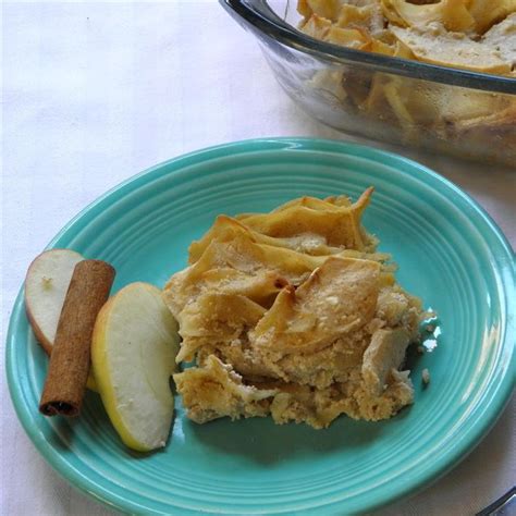 Traditional Apple Noodle Kugel Recipe