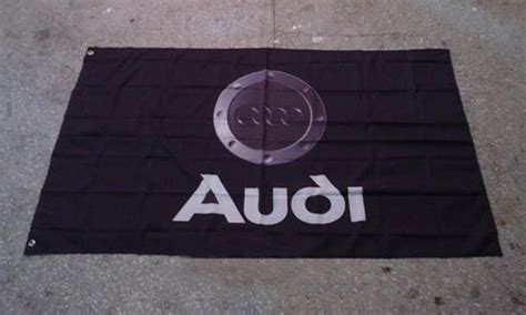 Audi Flag 3x5 Ft 100 Polyester Quattro Banner Checkered Flagsshop