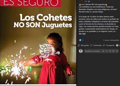 Te Queremos Ayudar inició la campaña los cohetes no son juguetes