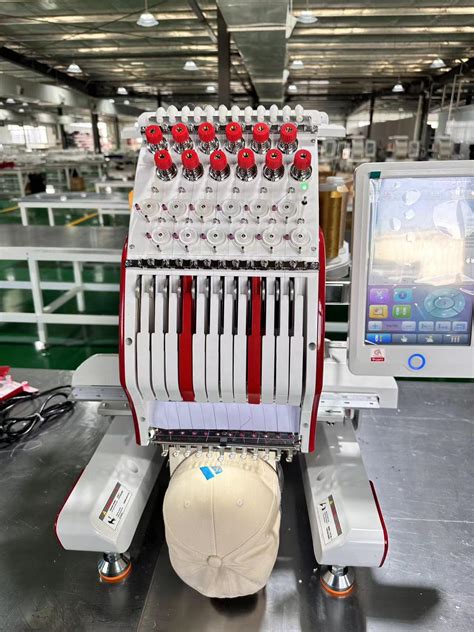 Quality Cap Embroidery Machine Computerized Clothes Single Head Machine