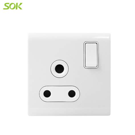 15a 250v Single Pole Switched 3round Pin Socket Outlets White High Quality 15a 250v Single Pole