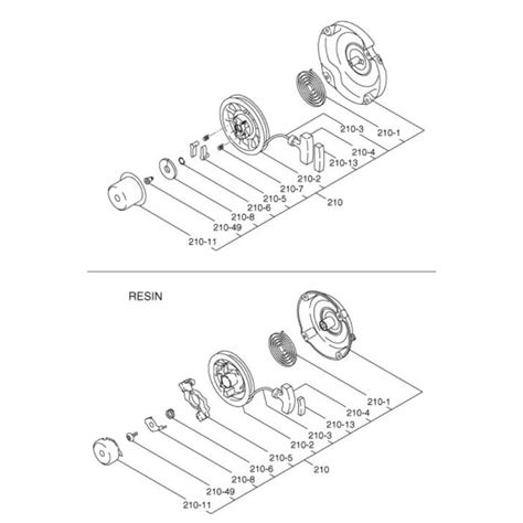 Cooling Starting Assembly For Robin Subaru Ex Engines L S