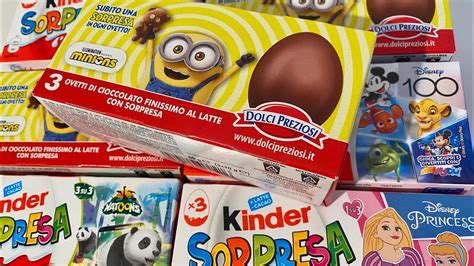 Minions Vs Natoons Kinder Surprise Asmr Unboxing Youtube