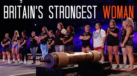 Behind The Scenes At Britain S Strongest Women Giants Live Bts