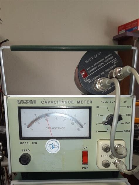 Boonton 72B Analog Capacitance Meter TESTED 1 MHz 1 To 3000 PF BNC