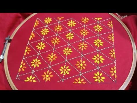 Nakshi Kantha Embroidery Design For Dress Hand Embroidery Work YouTube