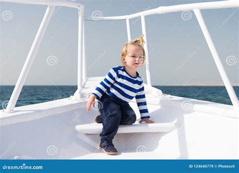 My First Travel Baby Boy Enjoy Vacation On Cruise Ship Child Cute