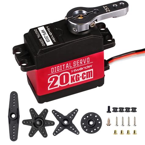 Buy Lewansoul 20kg Rc Servo High Torque Servo Motors Waterproof Full Metal Gear Steering Servo