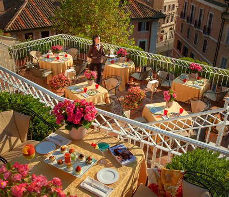 Hôtel Raphaël Rome 5 étoiles Luxe Relais And Châteaux Le Terrace