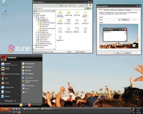 Free Themes Xp And Style Xp For Windows And Vista Theme Microsoft Zune