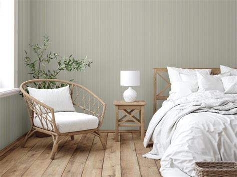 Luxury Striped Textured Wallpaper, Stripes Wallcovering, Large 178 Sqft