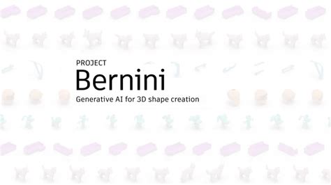 Autodesk Introduces Project Bernini A New Generative Ai Model