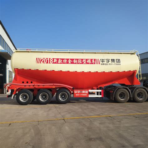 3 Axles Bulk Cement Powder Tank Tanker Semi Trailer For Sale My