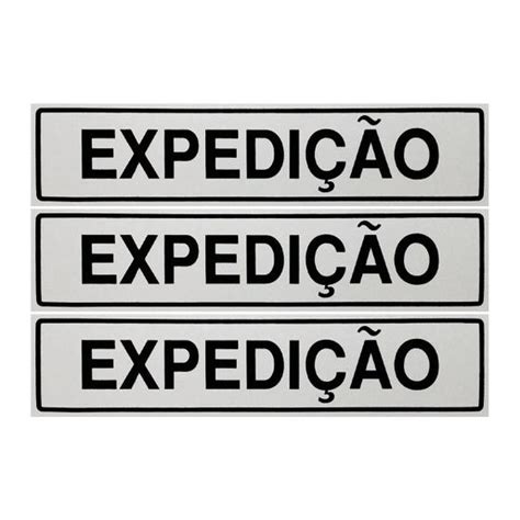 Combo Placas De Sinaliza O Expedi O X Acesso B F E