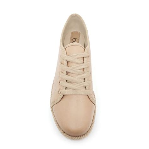 Tênis Feminino Casual Kolosh Cano Alto Branco Nude C3442 SCALCADOS