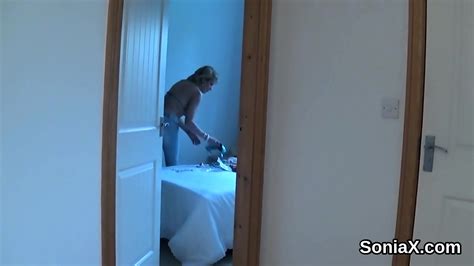 Unfaithful British Milf Lady Sonia Displays Her Giant Boobs