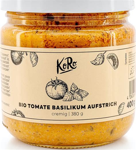 Koro Bio Tomate Basilikum Aufstrich Von Rossmann F R Ansehen