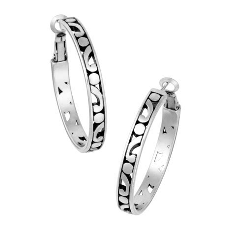 Contempo Medium Hoop Earrings Brighton