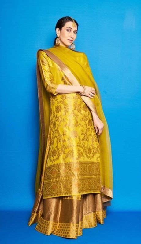 Yellow Brocade Lehenga Set Shaadiwish