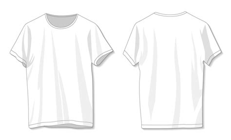 Plain White T Shirt Layout Atelier Yuwaciaojp