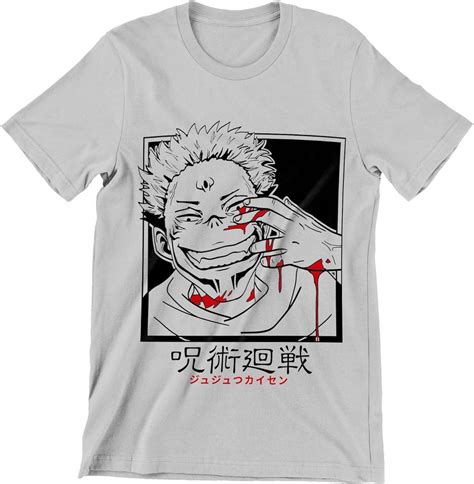 Jujutsu Kaisen Ryomen Sukuna Smile T-Shirt sold by Julia Hosse | SKU 1269997 | 40% OFF Printerval