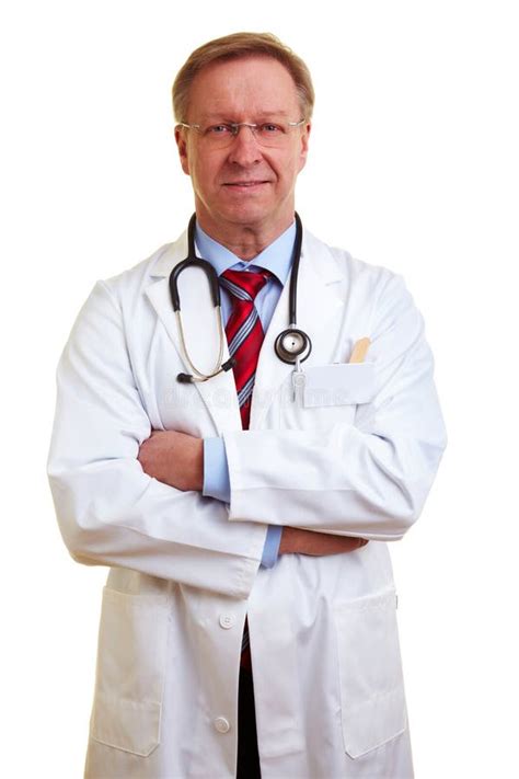 Docteur Avec La Robe Longue Blanche Photo Stock Image Du Généralités