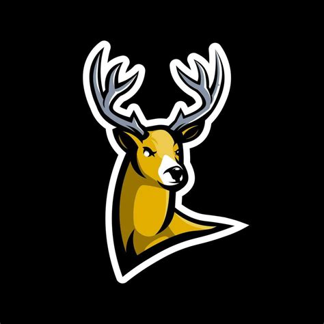 Deer Mascot Logo 30717820 Vector Art At Vecteezy