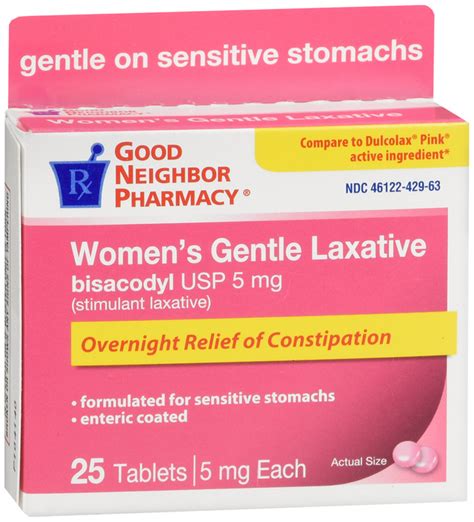 Gnp Womens Laxative Gentle Tab 25 Ct