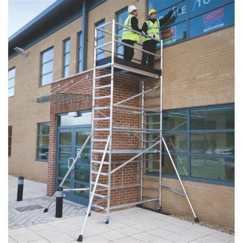 Aluminium Lightweight Tower Scaffolding Size 3 Meter To 40 Meter At