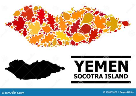 Socotra Island Map - Cdr Format Cartoon Vector | CartoonDealer.com ...