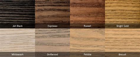 Wood Stain Color Samples On Ash Wood