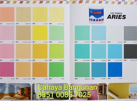 Jual Terbaru Avian Aries Avitex Cat Tembok Plafon Triplek Warna