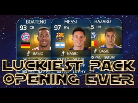 Fifa Ios The Luckiest Pack Opening Ever Ft Tots Messi