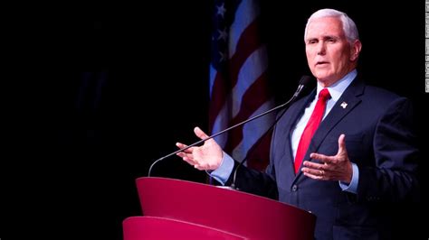 Former Vice President Mike Pence Rolls Out New Policy Agenda For Gop