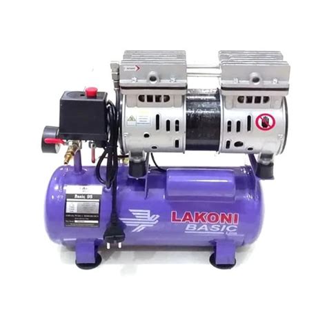 Jual Mesin Kompresor Pompa Angin Oilless Silent 3 4HP Lakoni Basic 9S