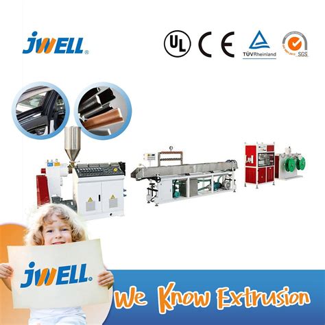 Jwell Plastic Pvc Tpu Tpe Seal Profile Production Making Machine